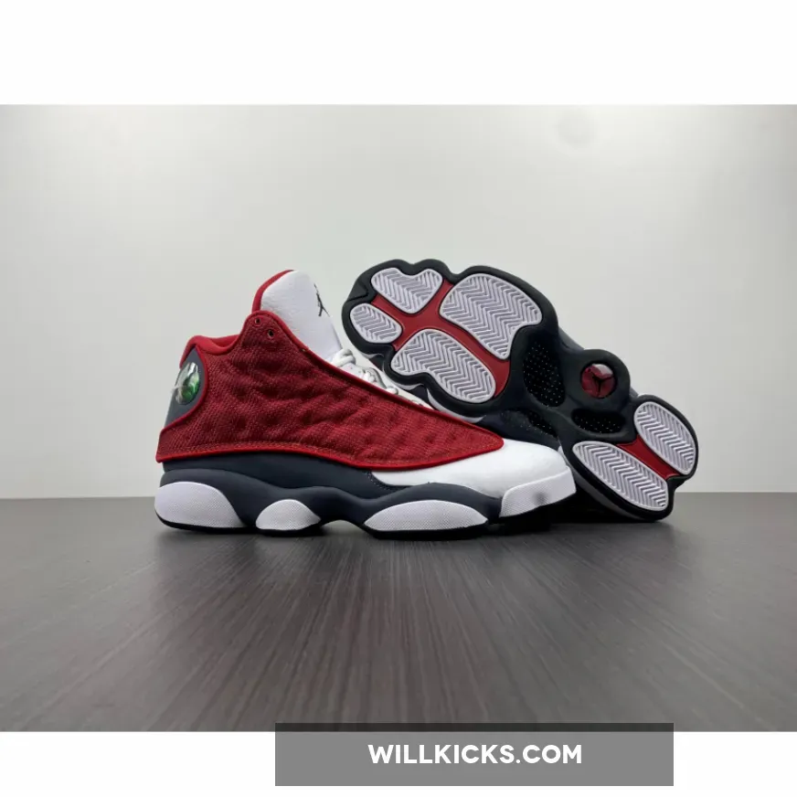Air Jordan 13 'Red Flint' Gym Red/Flint Grey-White-Black / jordan 13 red white grey