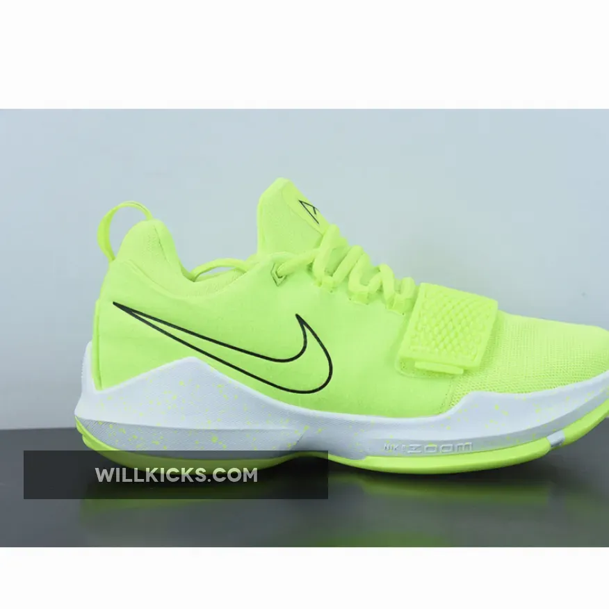 Nike PG 1 Volt/Black-White 878628-700
