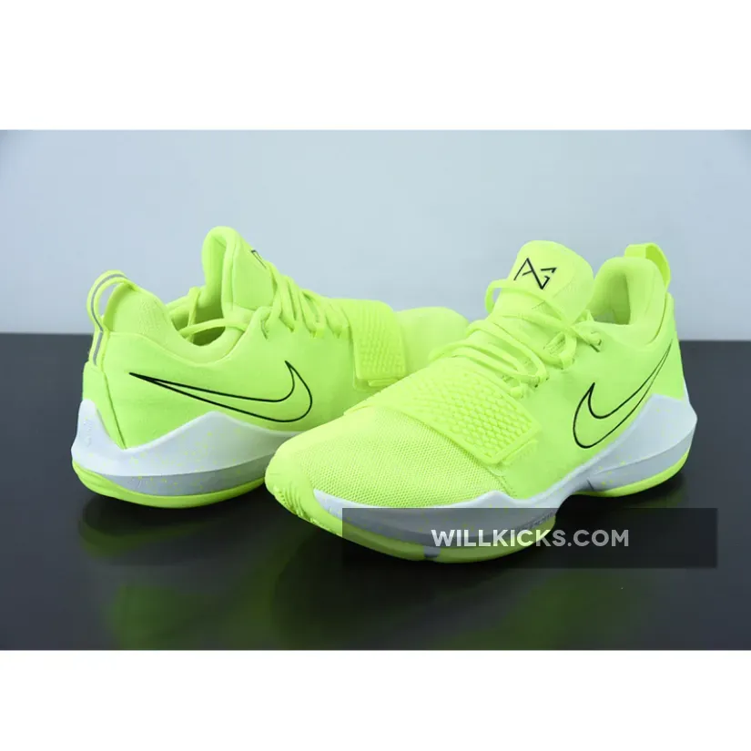 Nike PG 1 Volt/Black-White 878628-700