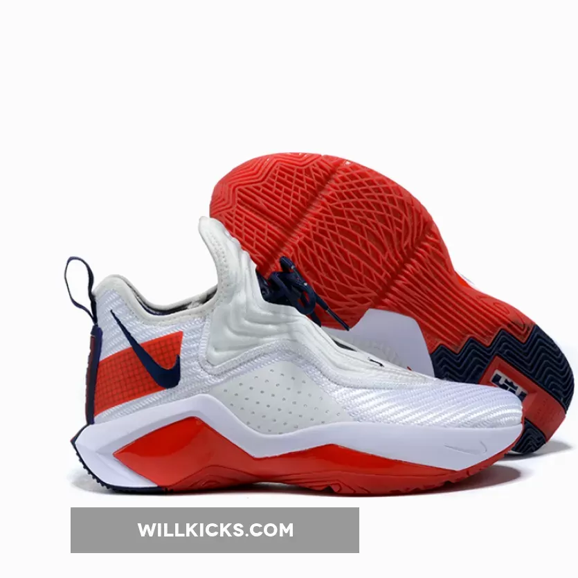 Nike LeBron Soldier 14 White/University Red-Navy-Team Red CK6047-100 New Releases
