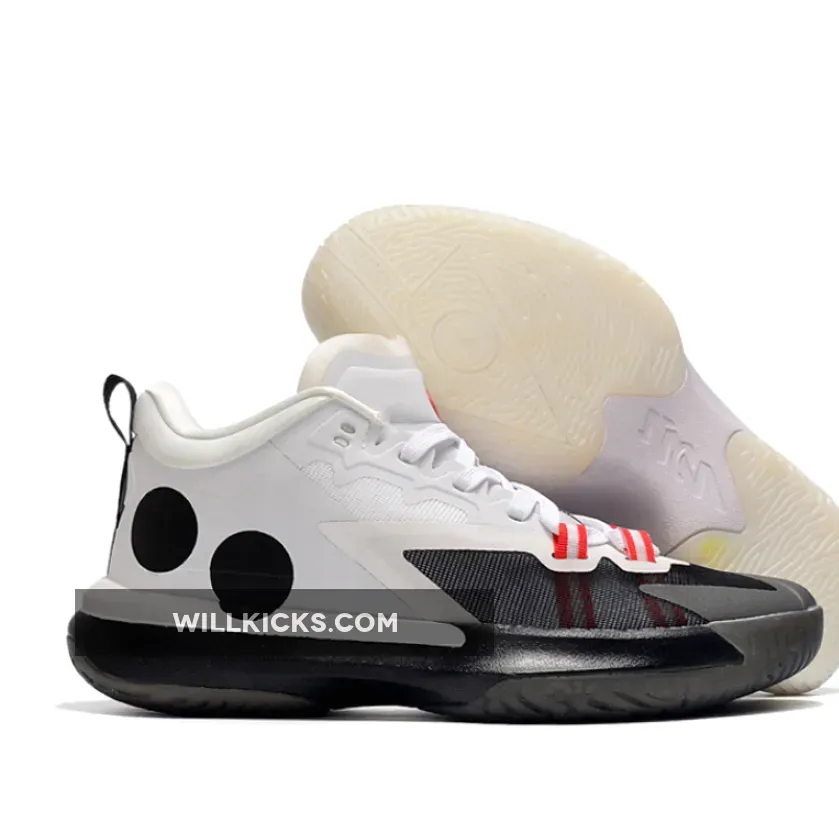 Naruto x Jordan Zion 1 'Shinobi' White/Black/Red DQ4706-160, zion naruto shoe