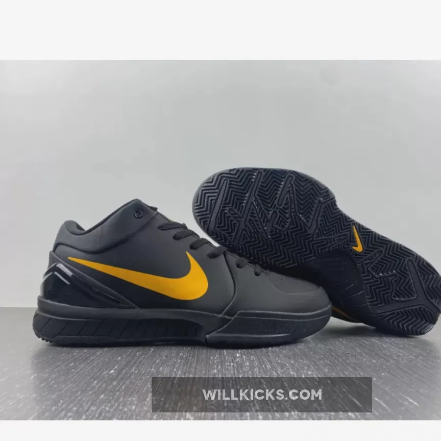 Nike Kobe 4 Protro Black University Gold FQ3544-001 Discount