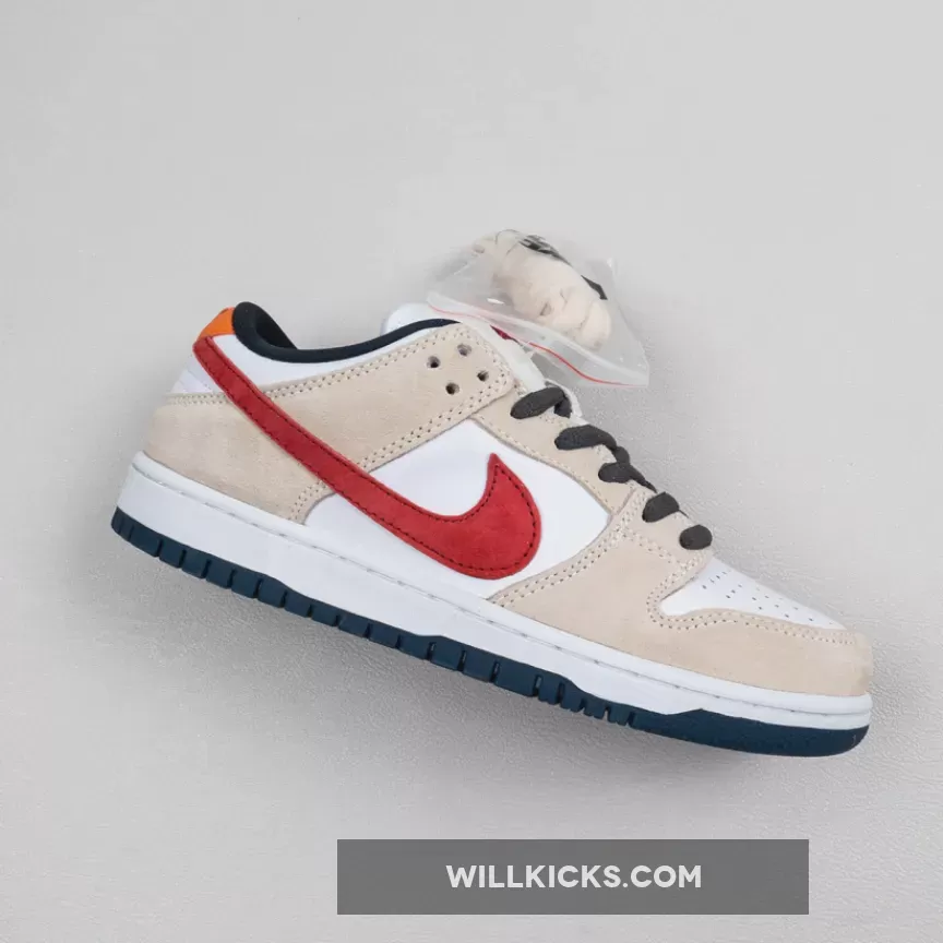 Nike SB Dunk Low White/Varsity Crimson | crimson dunk