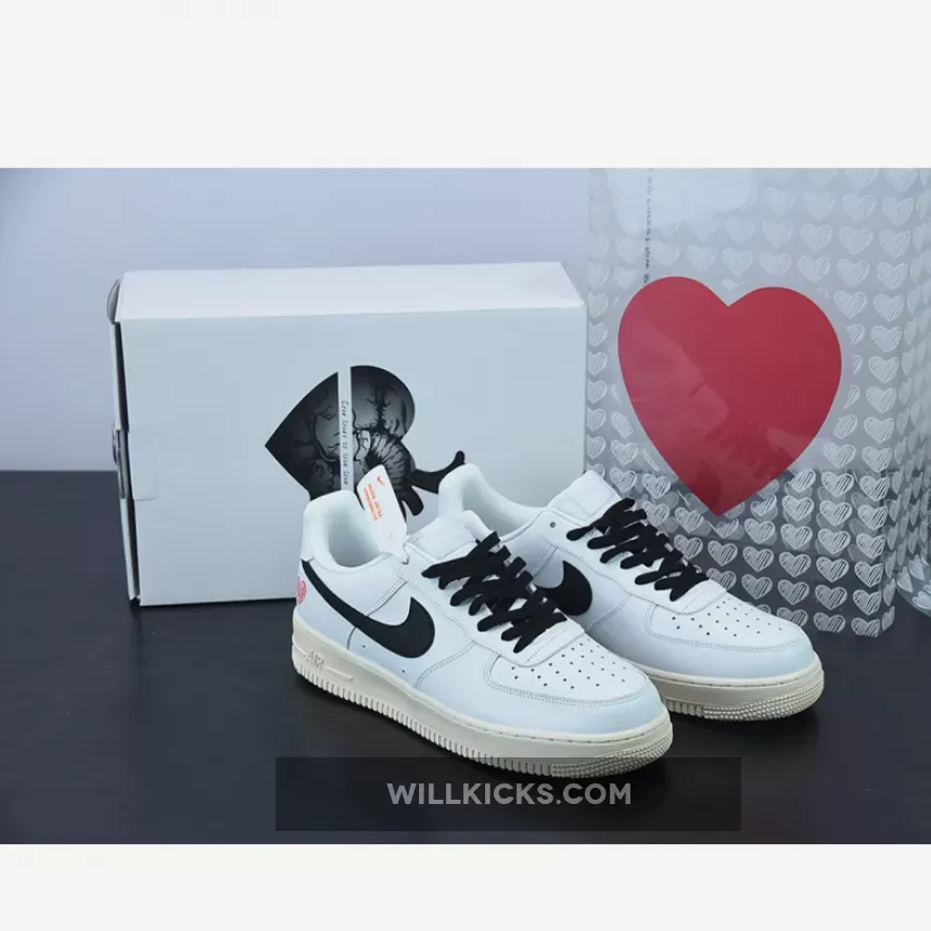 Nike Air Force 1 Low 'Love' White Black 1675865005 Discount