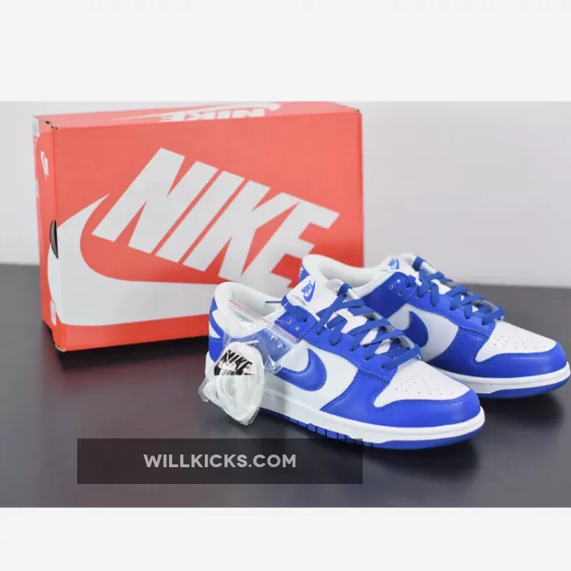 Nike Dunk Low "Kentucky" White/Varsity Royal CU1726-100