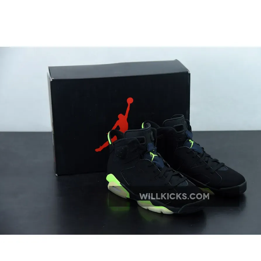 Air Jordan 6 Black/Electric Green CT8529-003, jordan 11 electric