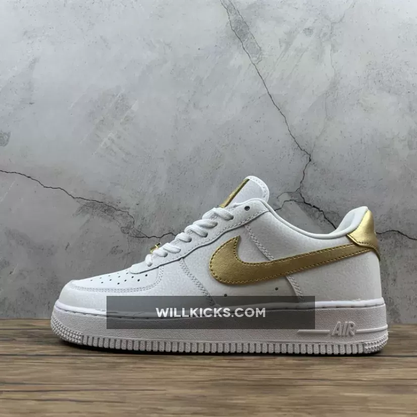 Nike Air Force 1 Low White Metallic Gold DC2181-100