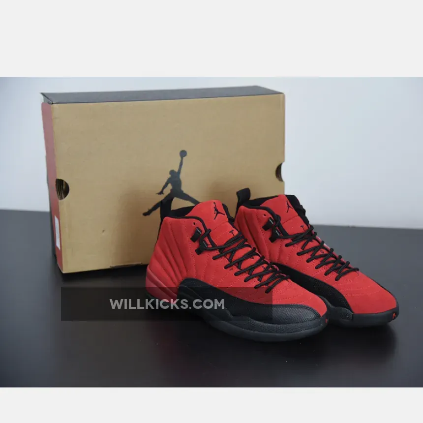 Air Jordan 12 'Reverse Flu Game' Varsity Red/Black CT8013-602 #jordan 12's red and black