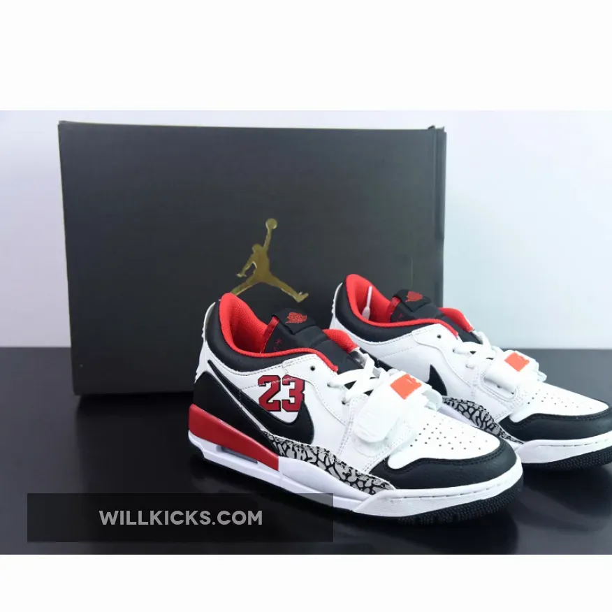 Jordan Legacy 312 Low 23 White/Black-Red FJ7221-101 New Releases