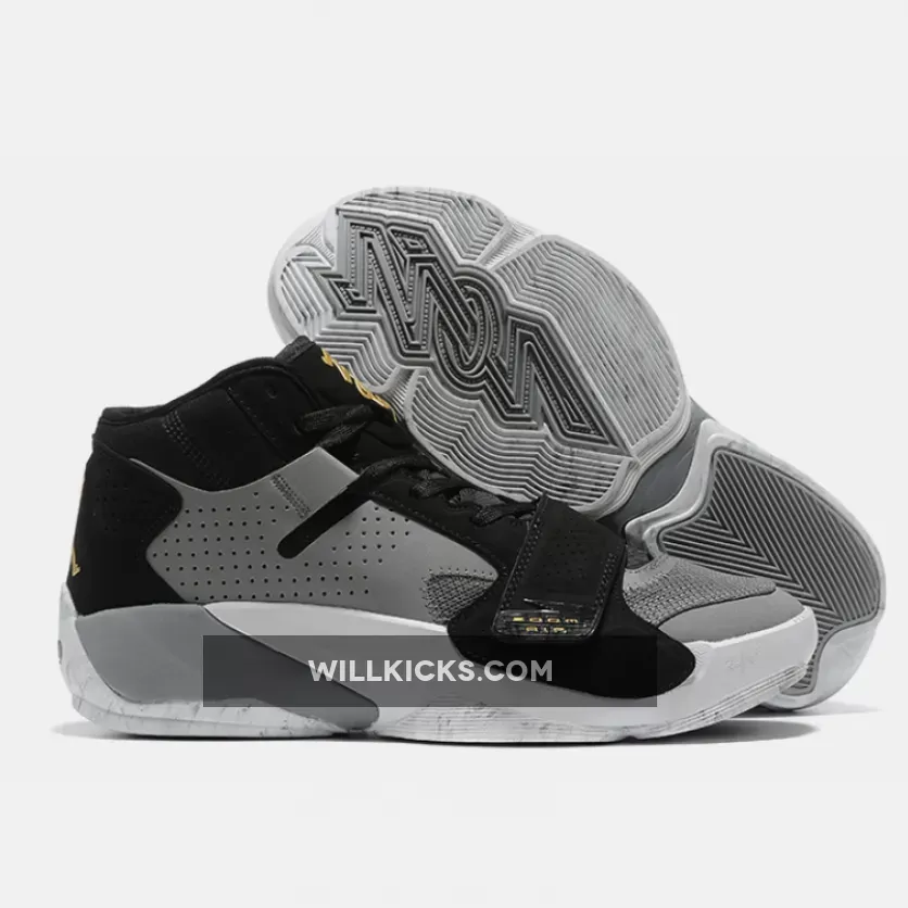 Jordan Zion 2 Grey Black And Gold DQ7688-001 For Sale