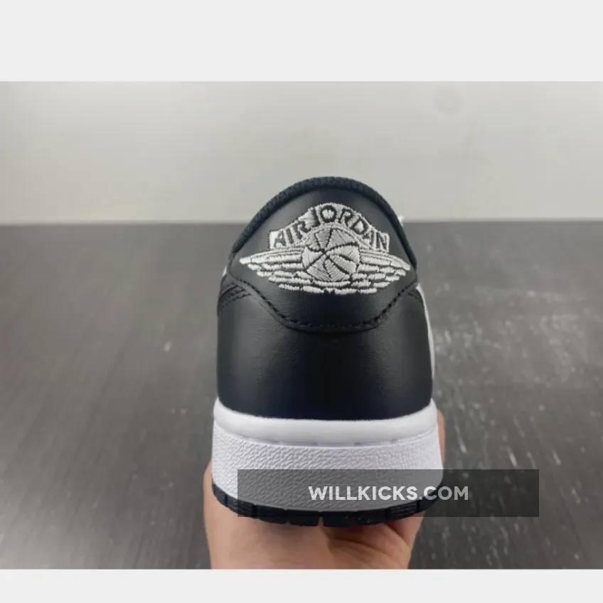 Travis Scott x Air Jordan 1 Low Black White / travis scott black and white