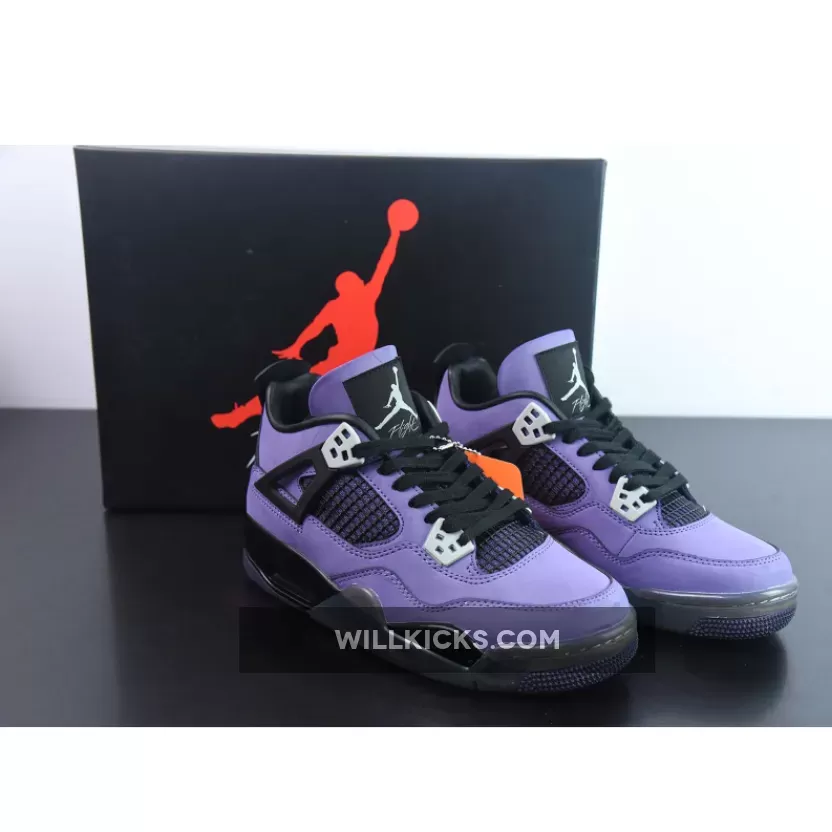 Travis Scott X Air Jordan 4 Purple Dynasty 1675861066 For Sale