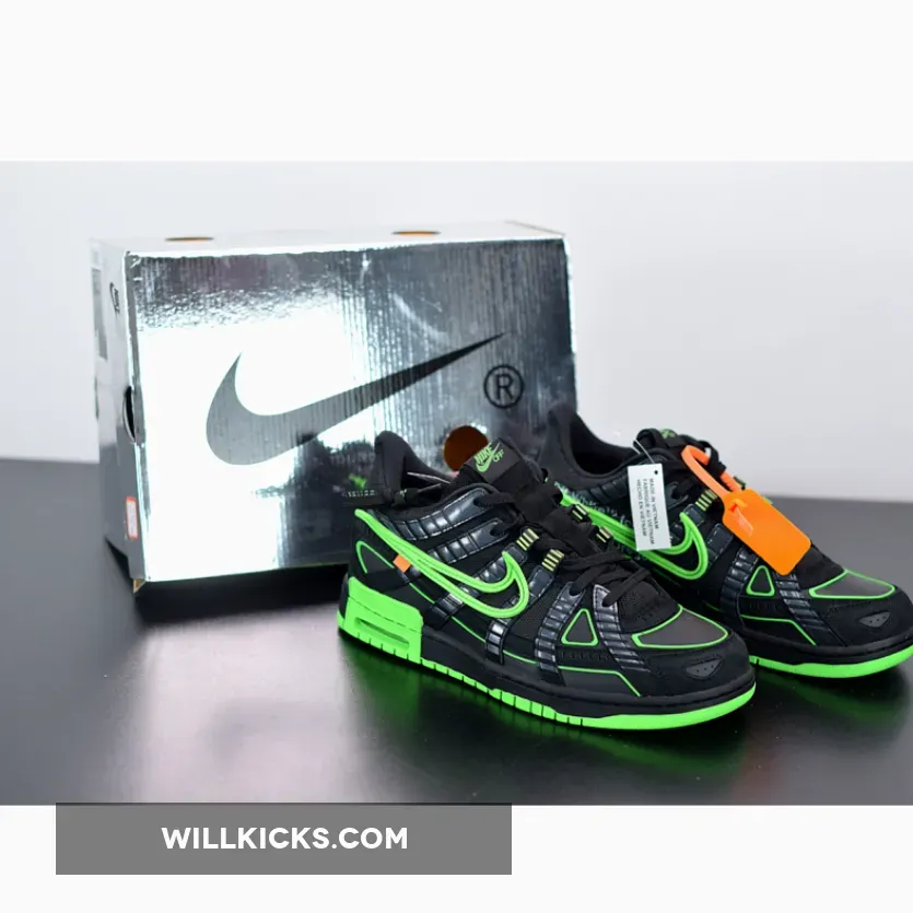 Off White Goat / Nike Air Rubber Dunk Off-White Green Strike CU6015-001