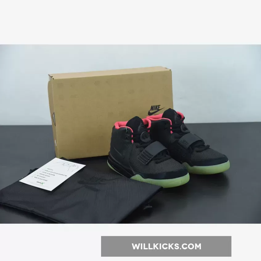 Nike Air Yeezy 2 NRG Black Solar Red 508214-006 - yezzy 2 solar