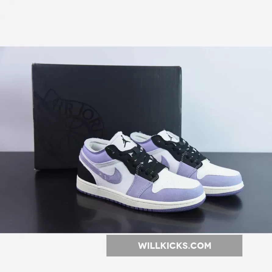 Air Jordan 1 Low Craft Inside Out Grey Black DZ4135-002 Outlet