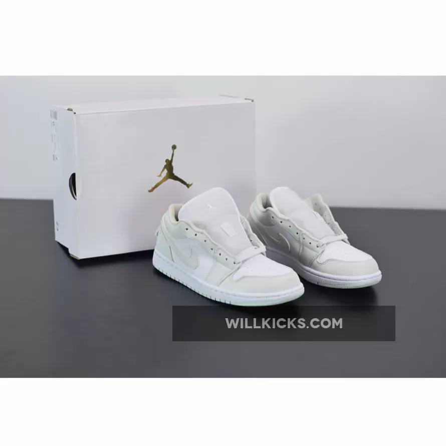 Air Jordan 1 Low White/Spruce Aura CW1381-003 - air jordan spruce aura