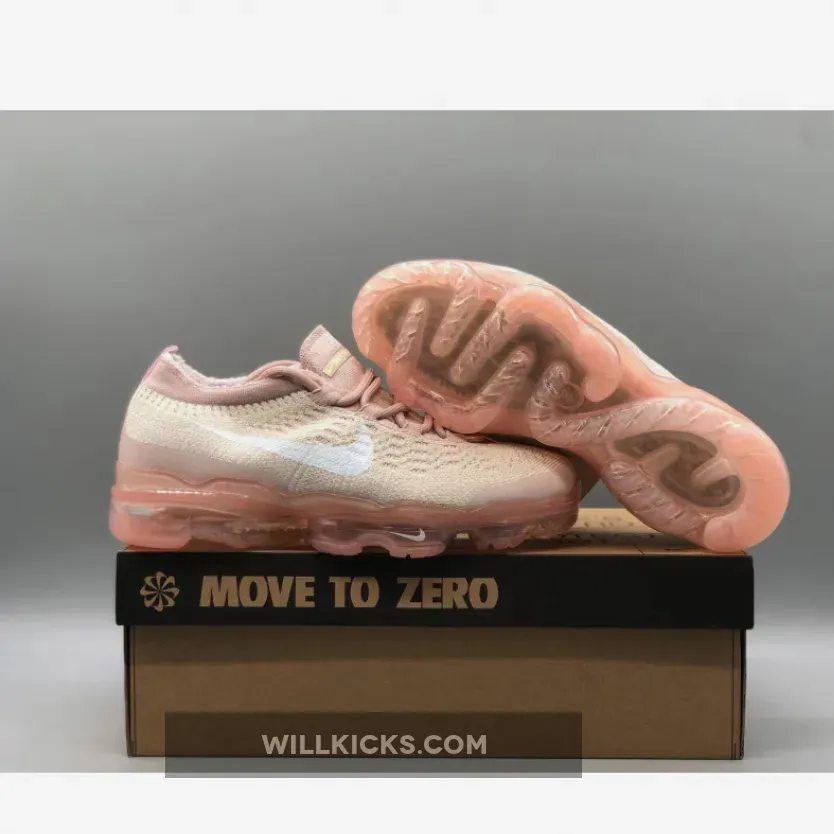 Nike Air VaporMax 2023 Flyknit Oatmeal Pearl Pink #Nike Air Vapor Max Pink DV6840-101