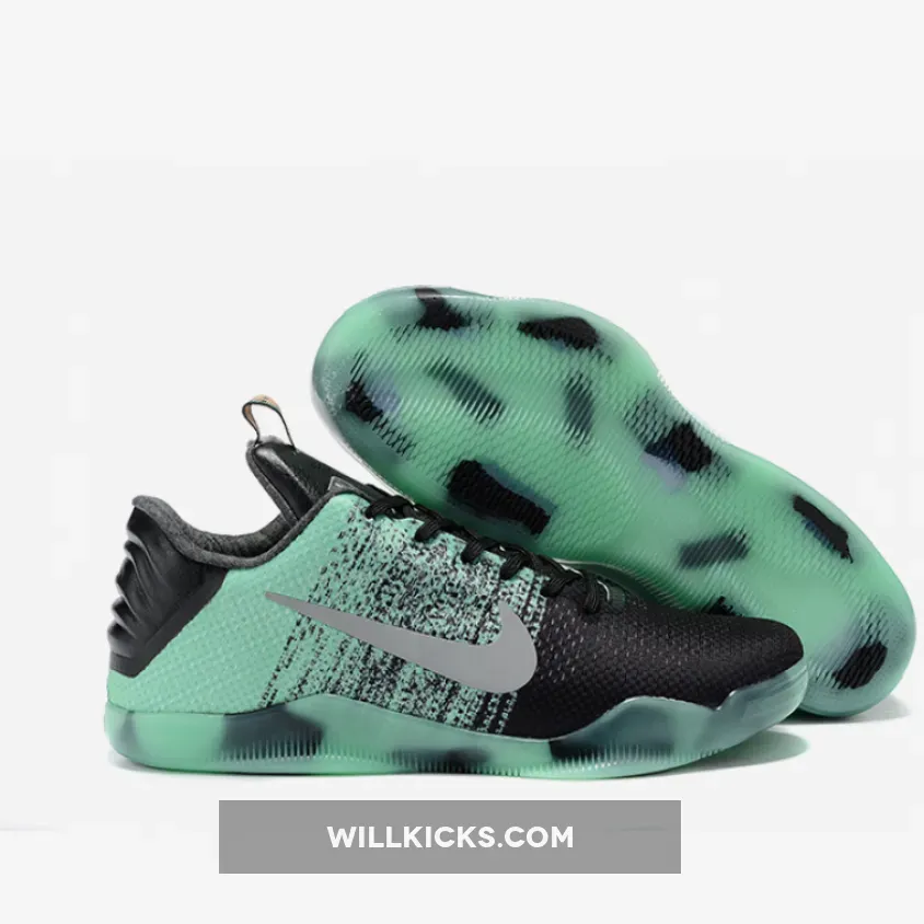 Nike Kobe 11 Elite Low ‘All Star’ Green Glow and Black-Persian Violet