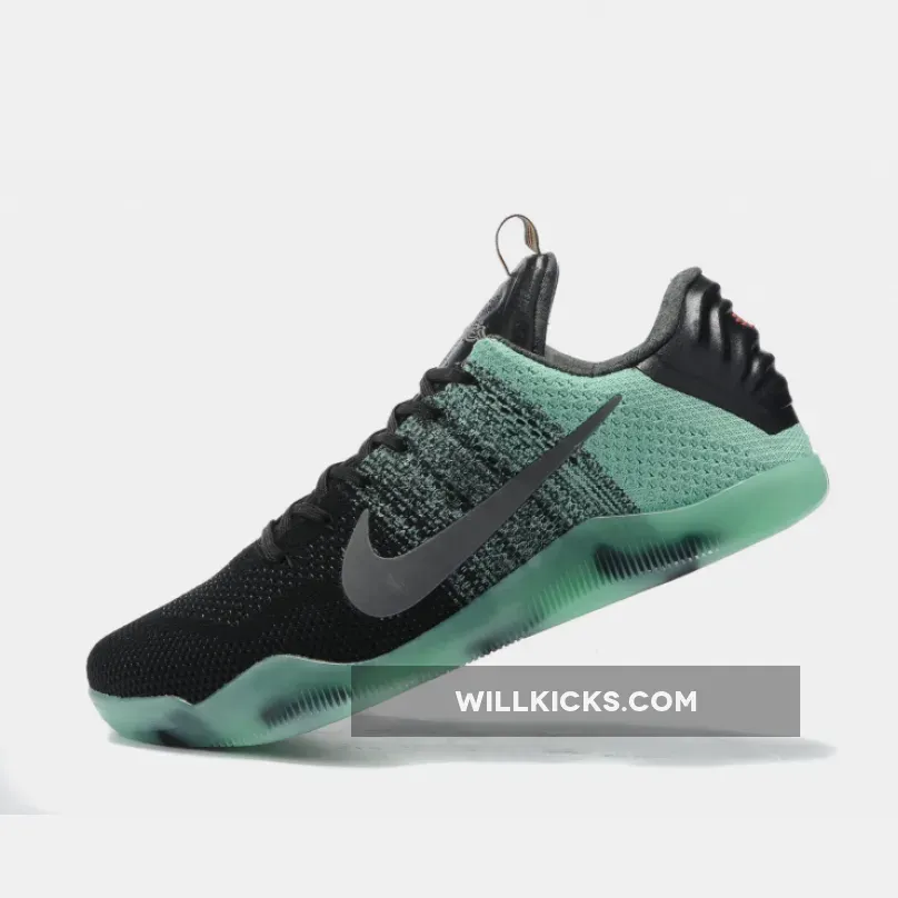 Nike Kobe 11 Elite Low ‘All Star’ Green Glow and Black-Persian Violet