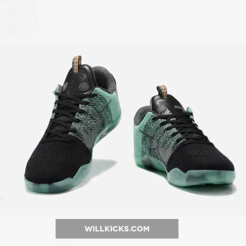 Nike Kobe 11 Elite Low ‘All Star’ Green Glow and Black-Persian Violet