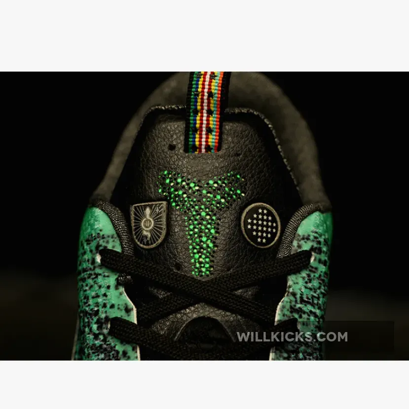 Nike Kobe 11 Elite Low ‘All Star’ Green Glow and Black-Persian Violet