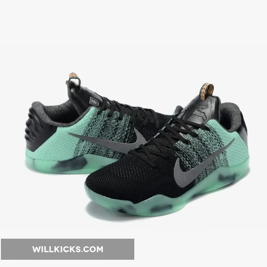 Nike Kobe 11 Elite Low ‘All Star’ Green Glow and Black-Persian Violet