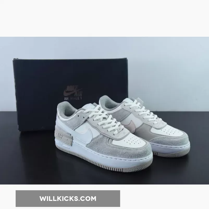 Nike Air Force 1 Shadow Grey Fleece FB7172-111 / grey air force