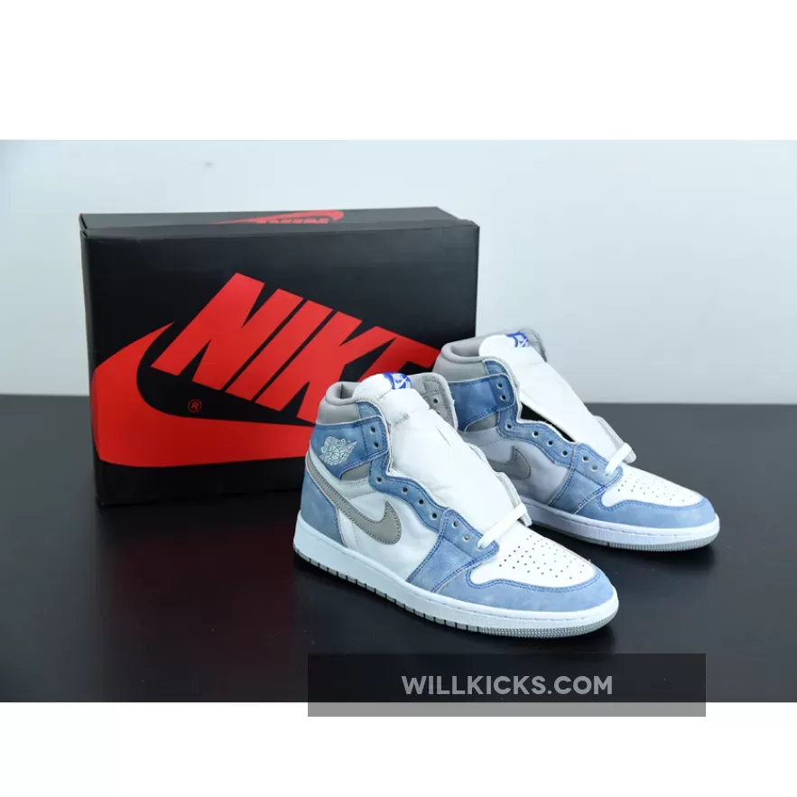 Air Jordan 1 High OG Hyper Royal/Light Smoke Grey-White 555088-402 - jordan1 hyper royal