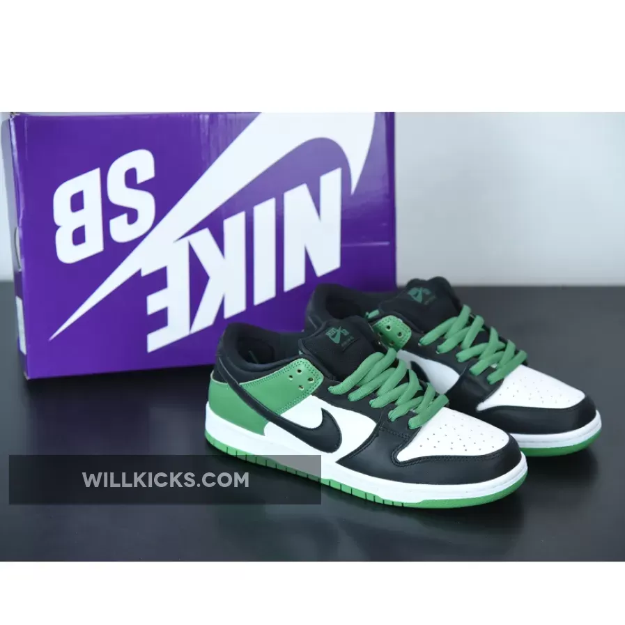 Nike SB Dunk Low Classic Green/Black-White Black Dunks
