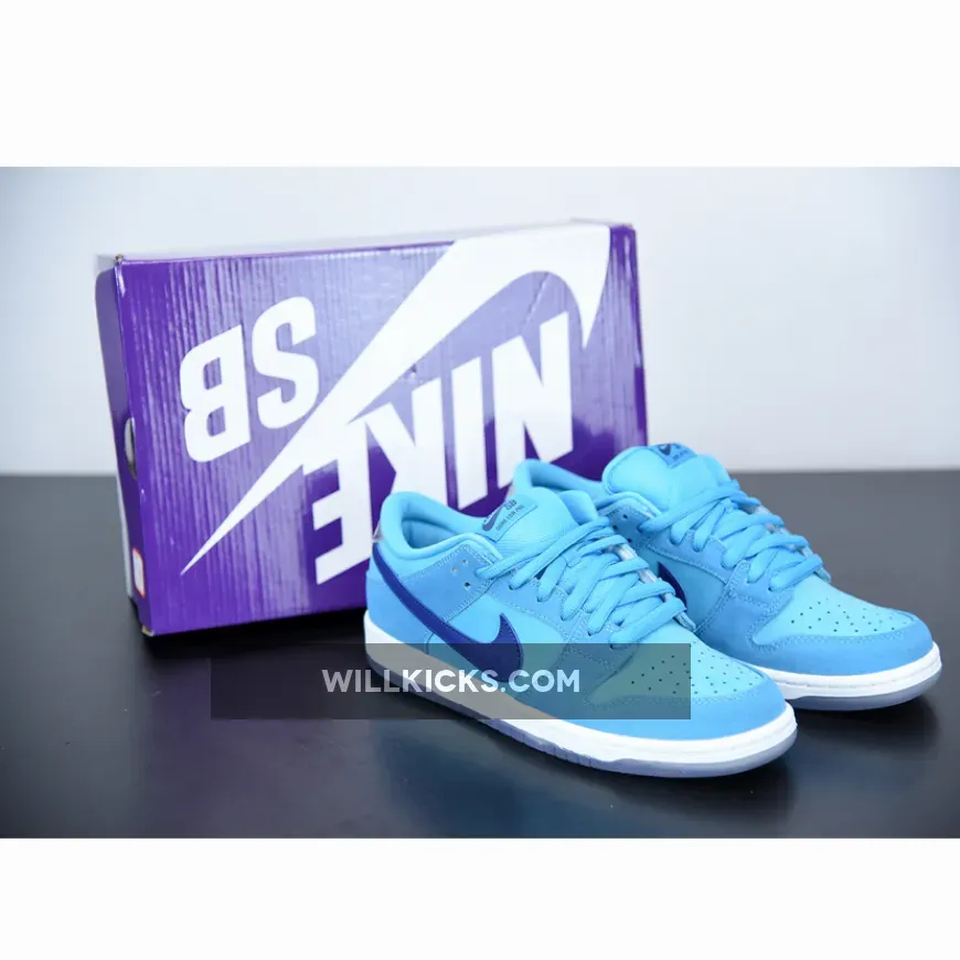 Nike SB Dunk Low Blue Fury/Deep Royal BQ6817-400 - blue fury dunk