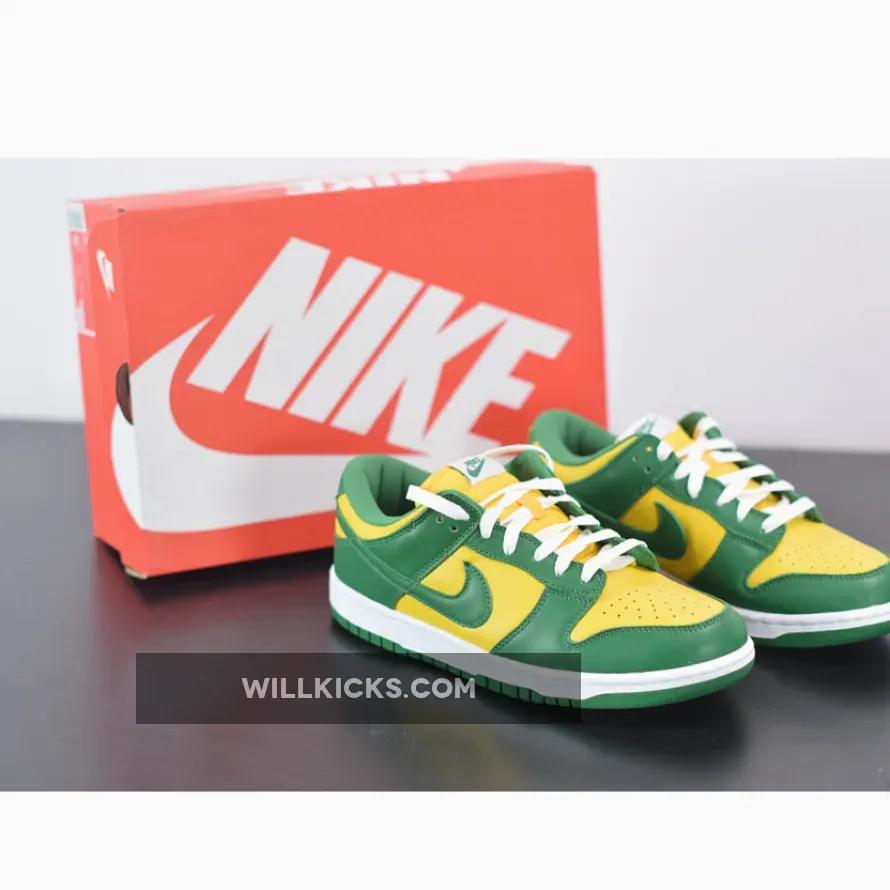 Online Store Brazil - Nike Dunk Low SP 'Brazil' Varsity Maize/Pine Green-White CU1727-700