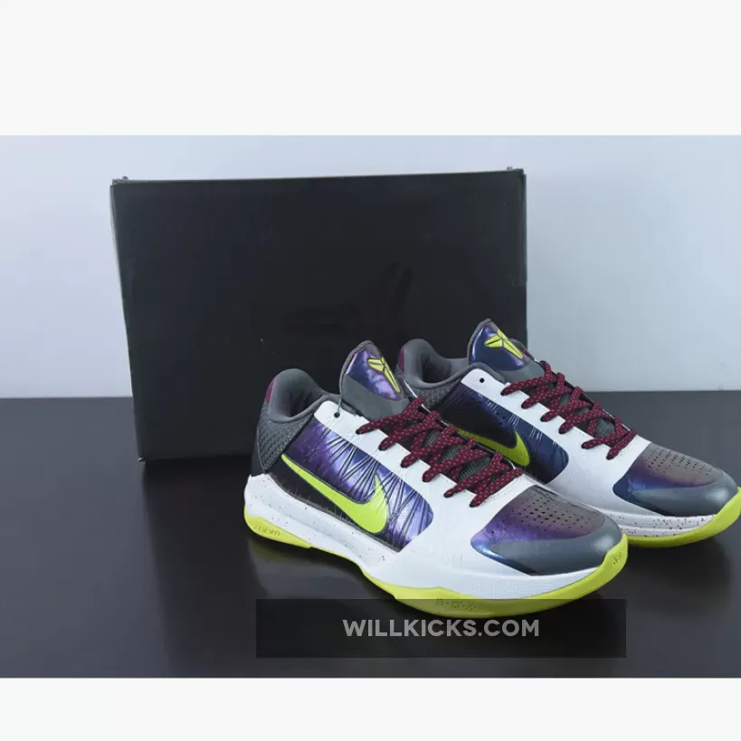 Nike Kobe 5 Protro 'Chaos' Purple/Cyber-White-Black CD4991-100 / kobe 5 protro chaos