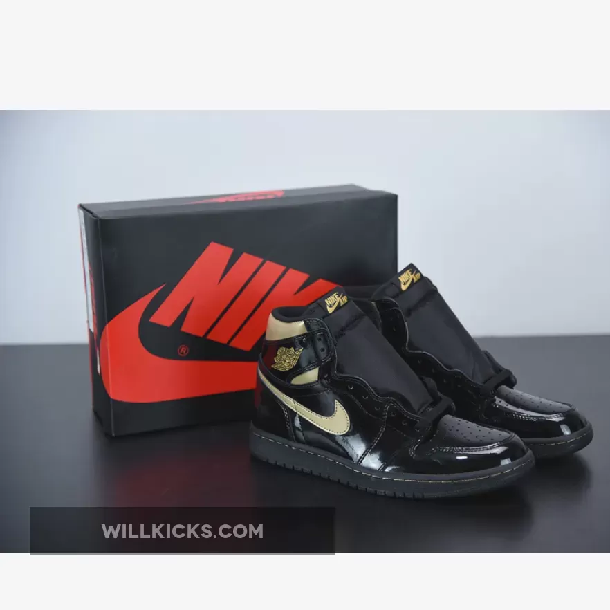 Air Jordan 1 High OG 'Black Metallic Gold' - jordan black metallic gold