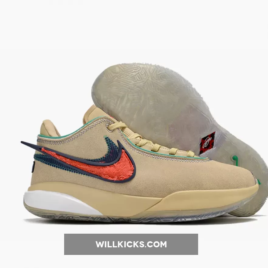 Nike LeBron 20 "Four Horsemen" Sesame/Light Crimson DV9090-200