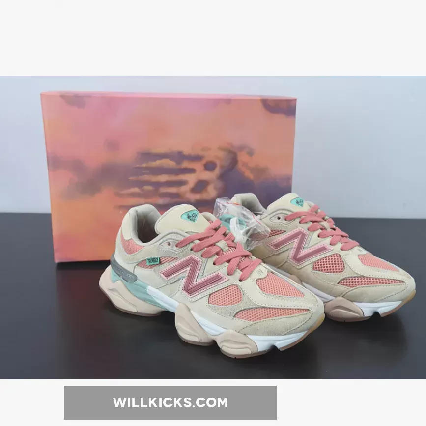Joe Freshgoods x New Balance 9060 'Inside Voices' Ivory Cream/Blossom U9060JF1 - new balance 9060 pink blue