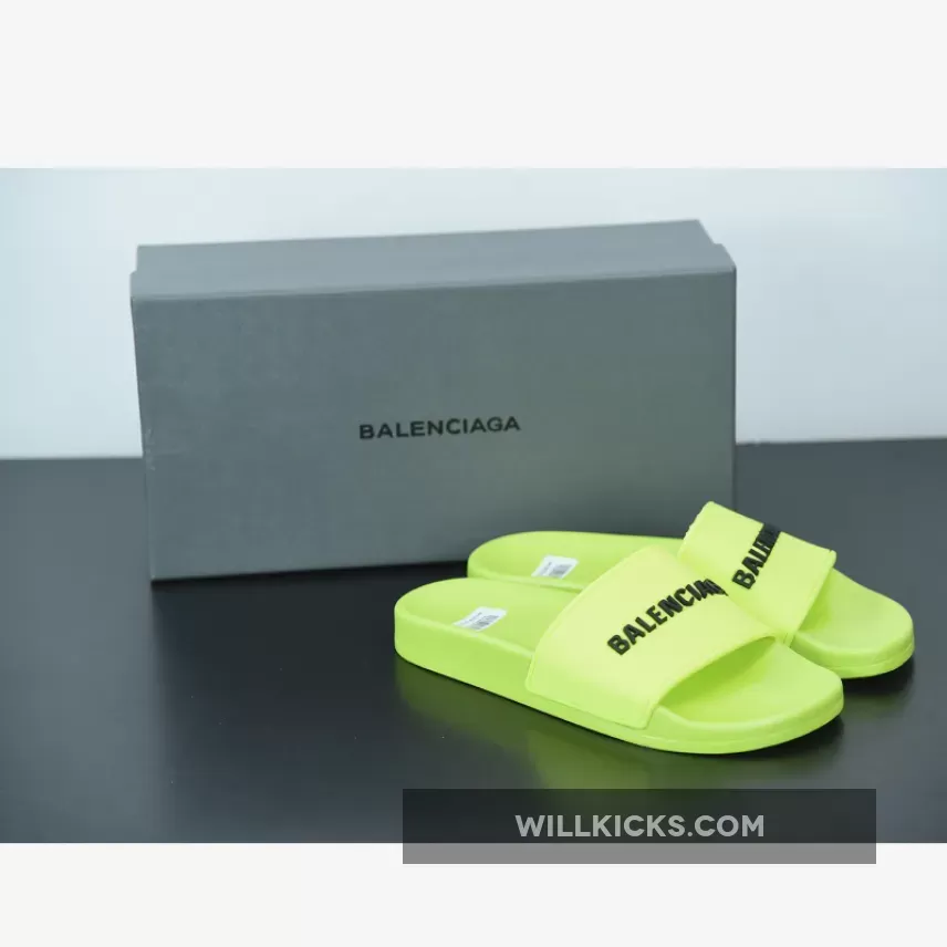 Balenciaga Logo Pool Sides Sandals Volt 1675867601