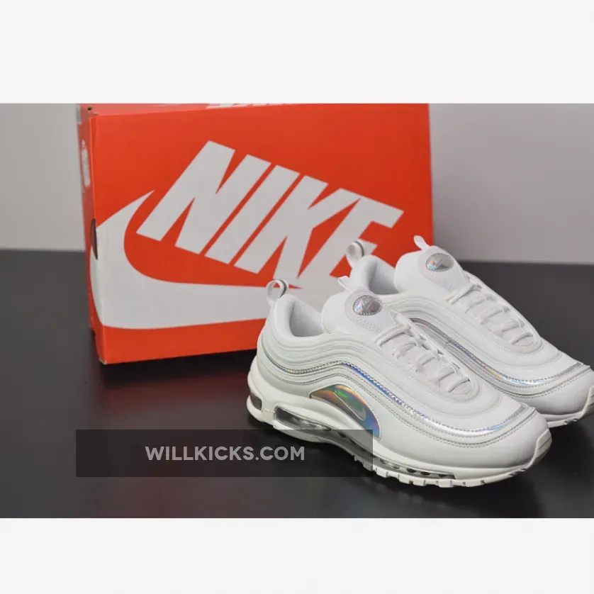 All White Air Max 97 Womens / Nike Air Max 97 White Metallic Silver WMNS CJ9706-100