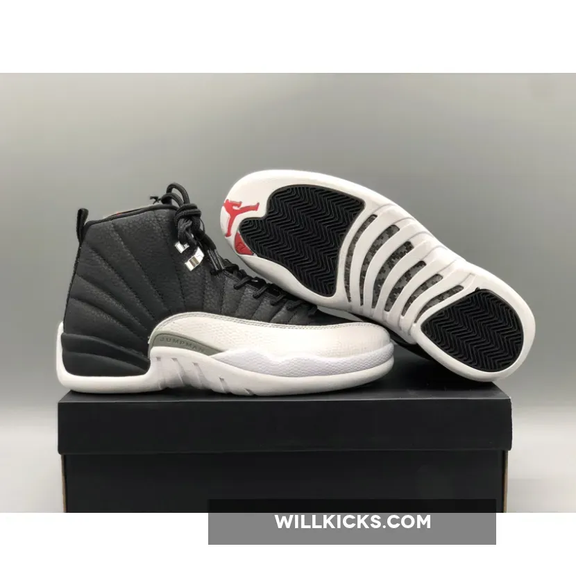 Air Jordan 12 'Playoffs' Black/Varsity Red-White CT8013-006 / jordan retro 12 black/varsity red-white