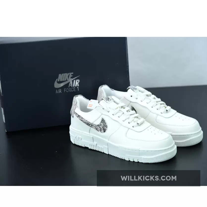 Nike Air Force 1 Pixel SE Snakeskin Sail Desert Sand | snakeskin af1