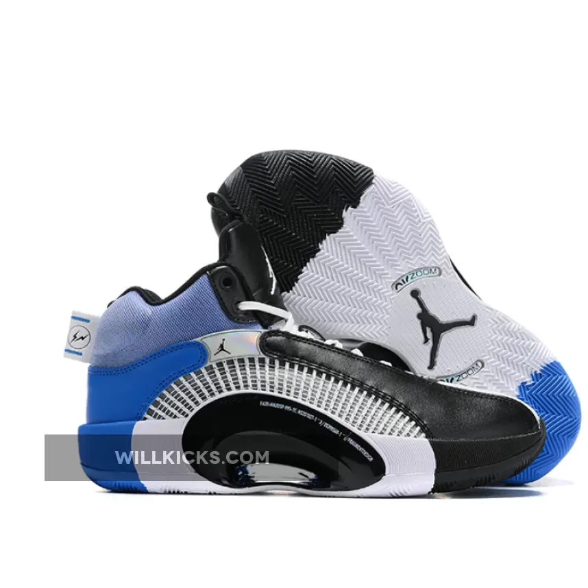 Fragment x Air Jordan 35 White/Black-Sport Blue DA2371-100 / jordan 35 fragments