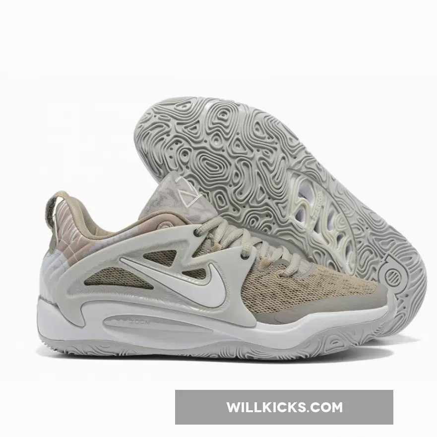 Nike KD 15 White/Cool Grey-Brown / white kd 15