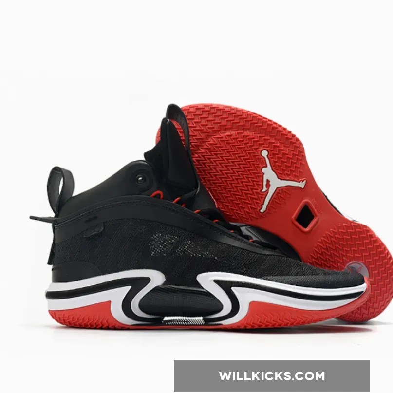 Air Jordan 36 Black Red White, air jordan 36 black