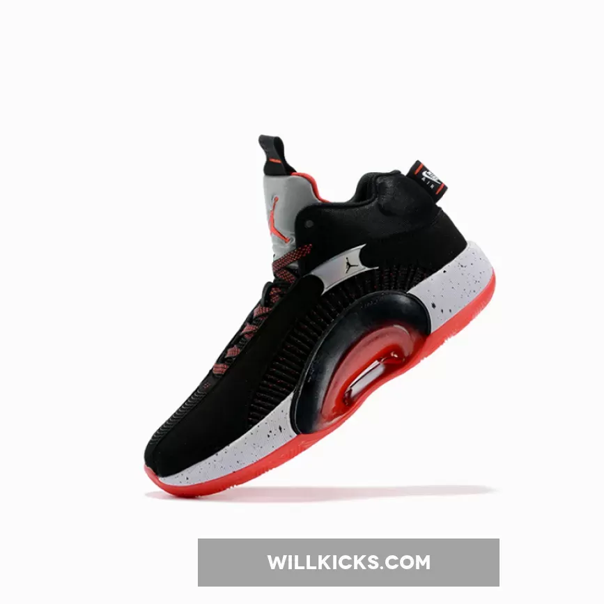Air Jordan 35 Bred Black/Fire Red-Reflective Silver CQ4227-030 / air jordan 35 bred