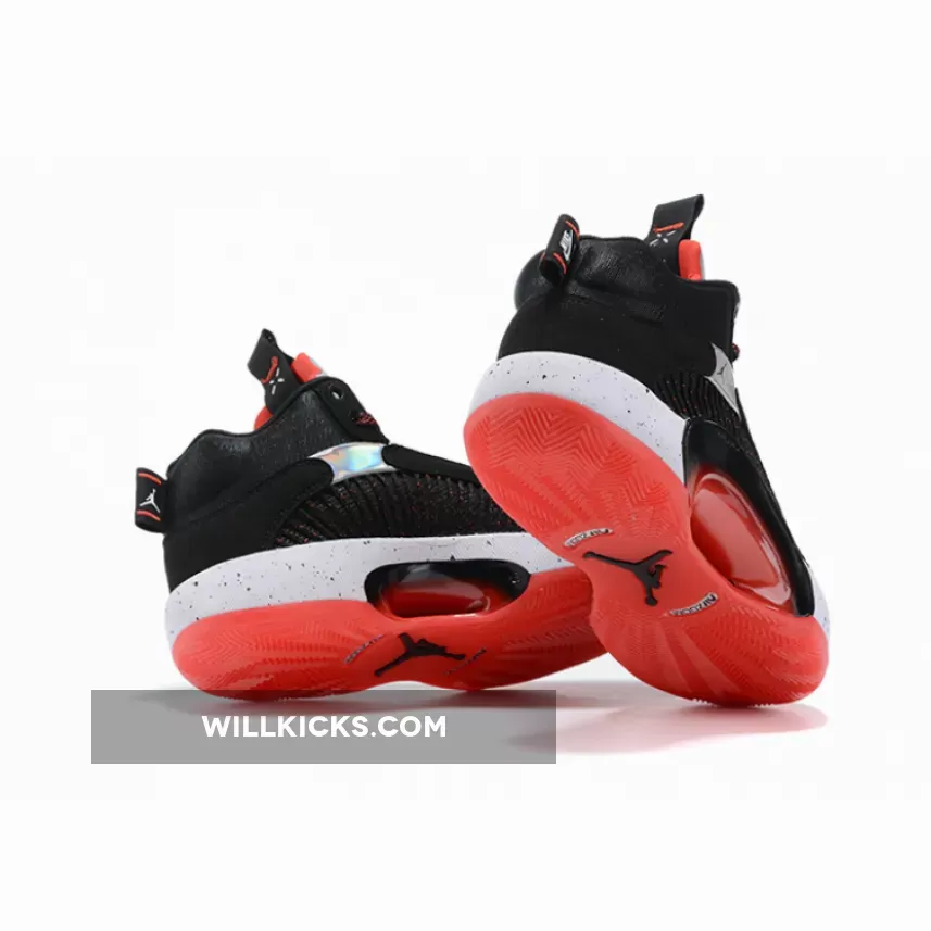 Air Jordan 35 Bred Black/Fire Red-Reflective Silver CQ4227-030 / air jordan 35 bred