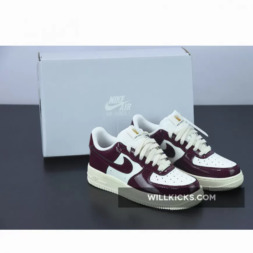 Nike Air Force 1 Low Dark Beetroot White/Burgundy / burgundy and white air force ones