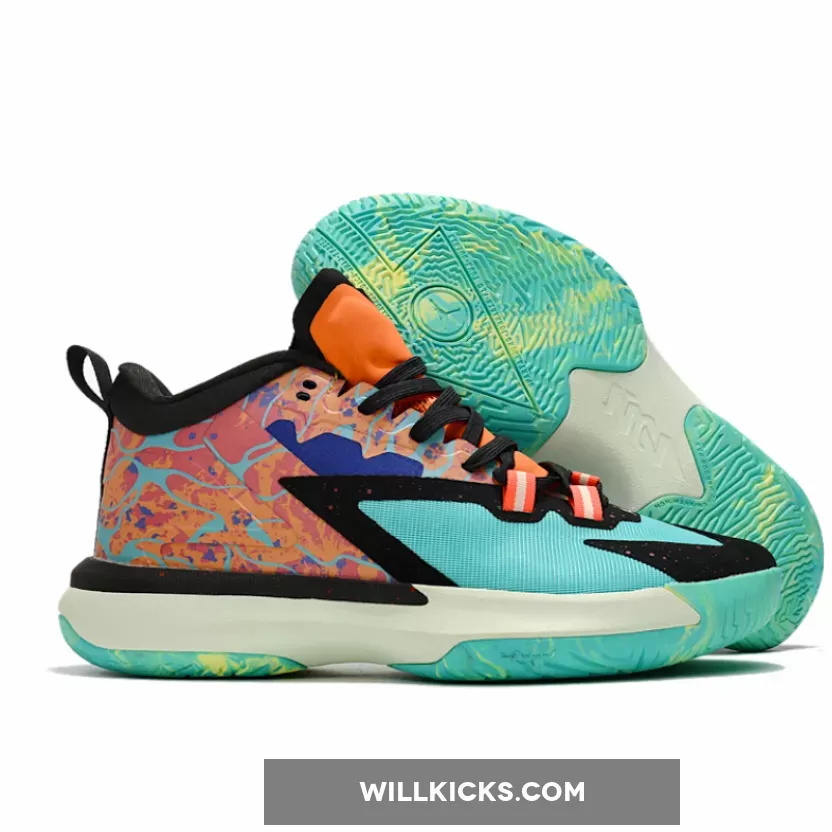 Jordan Zion 1 Cone/Hyper Jade/Persian Violet/Black - zion 1 hyper jade