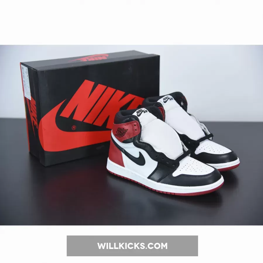 Air Jordan 1 Retro High OG 'Black Toe' White/Black-Gym Red, air jordan 1 black gym red