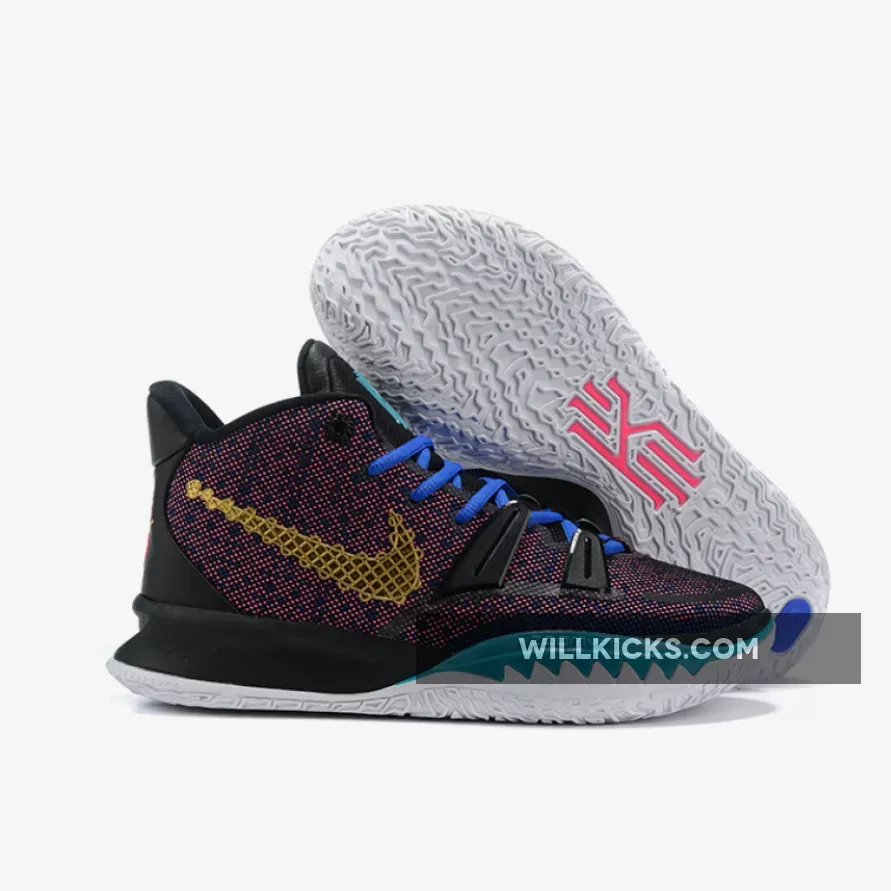 Nike Kyrie 7 'CNY' Black/Spirit Teal/Hyper Pink/Metallic Gold CQ9326-006 #kyrie 7 cny