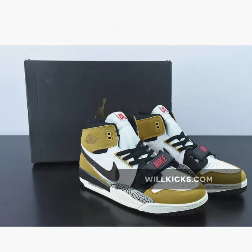 Air Jordan Legacy 312 'Rookie of the Year' White/Baroque Brown AV3922-102 #jordan legacy 312 rookie of the year