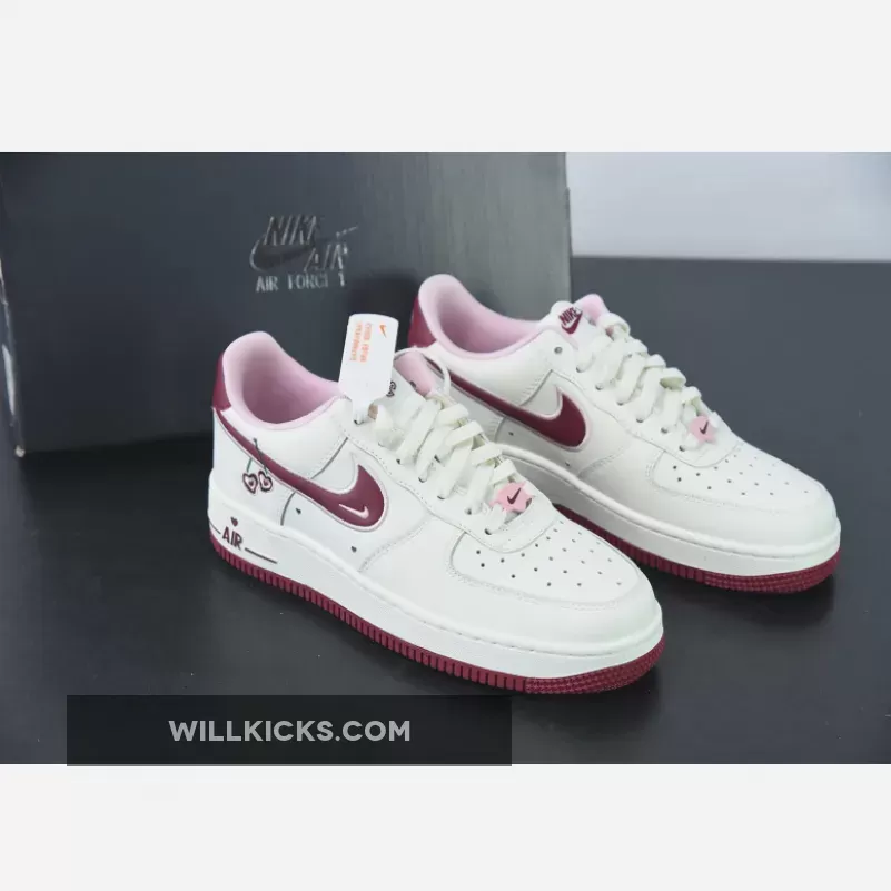Nike Air Force 1 Low 'Valentine's Day' Sail Red Nike Air Force One Low Valentines Day FD4616-161